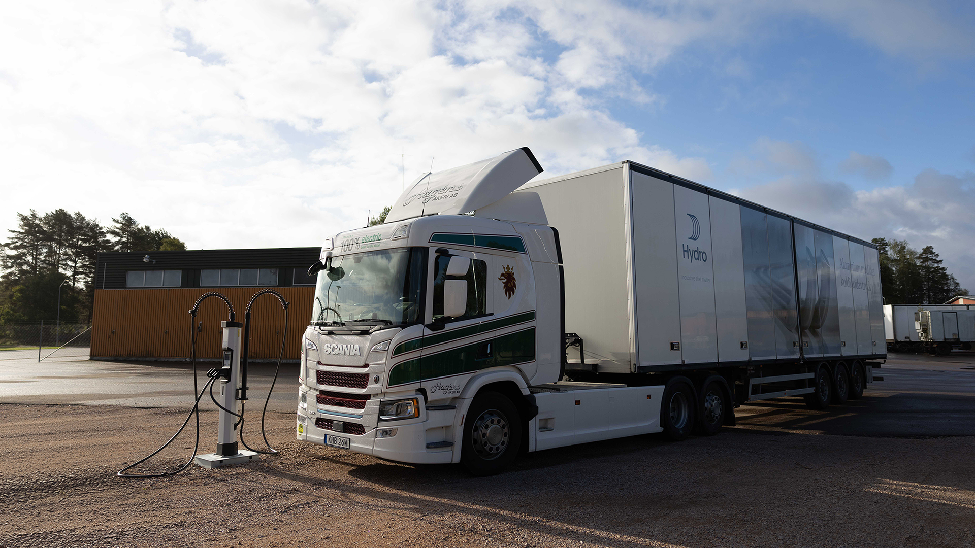 Vår nya ellastbil